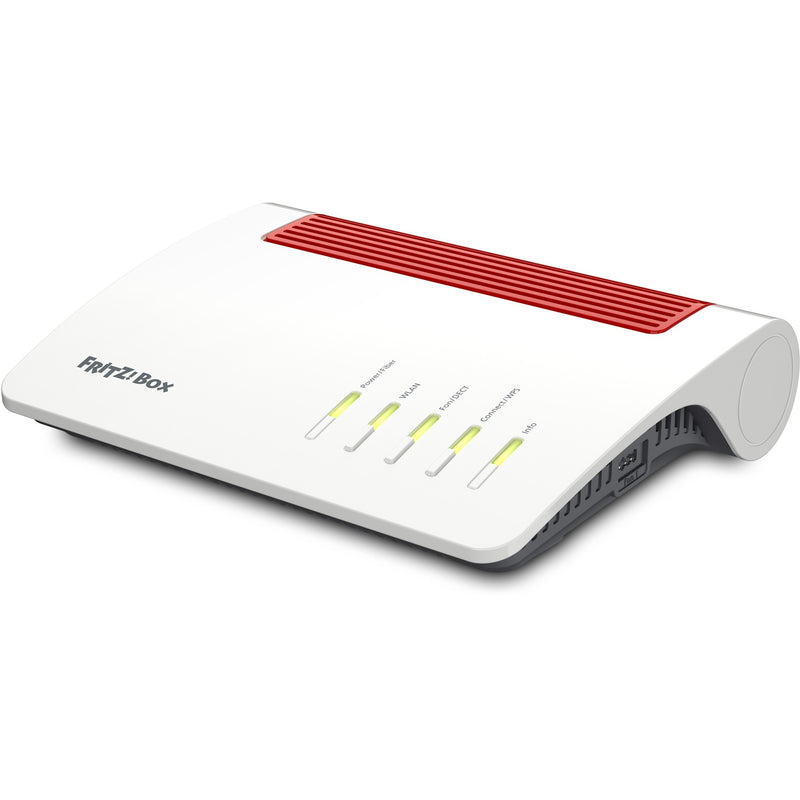 Afbeelding laden in galerijviewer, Fritz! box 5590 fiber edition internationaal router (wit rood, mesh wi-fi)
