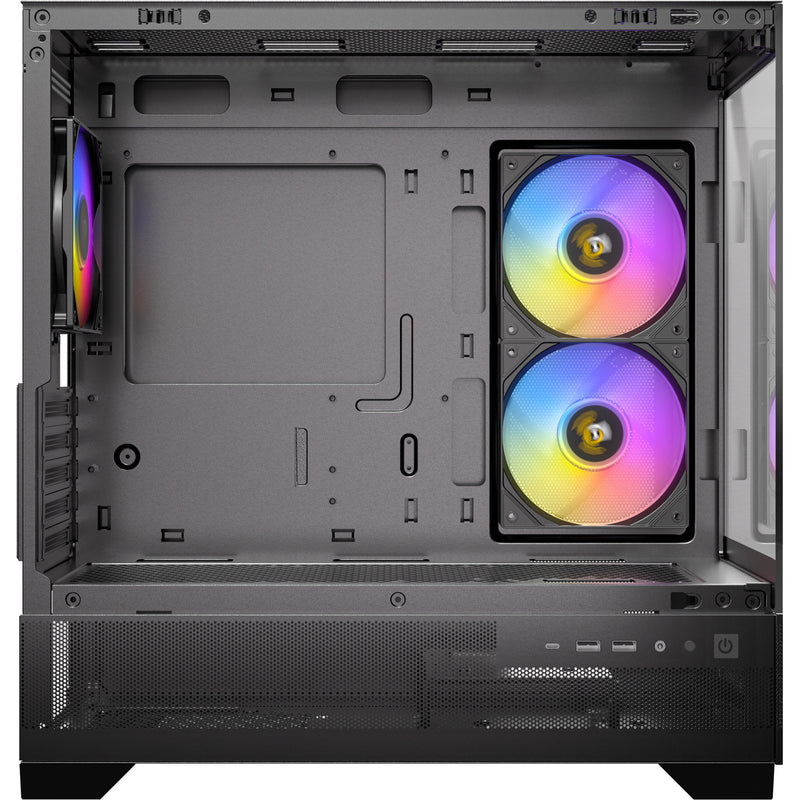 Afbeelding laden in galerijviewer, Antec cx500m argb mini tower behuizing (zwart | 2x usb-a | 1x usb-c | tempered glass)
