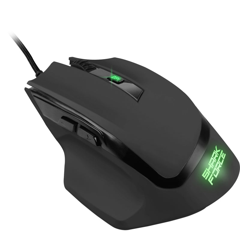 Afbeelding laden in galerijviewer, Sharkoon shark force ii gaming muis (zwart, 400 - 4200 dpi, meerkleurige leds)
