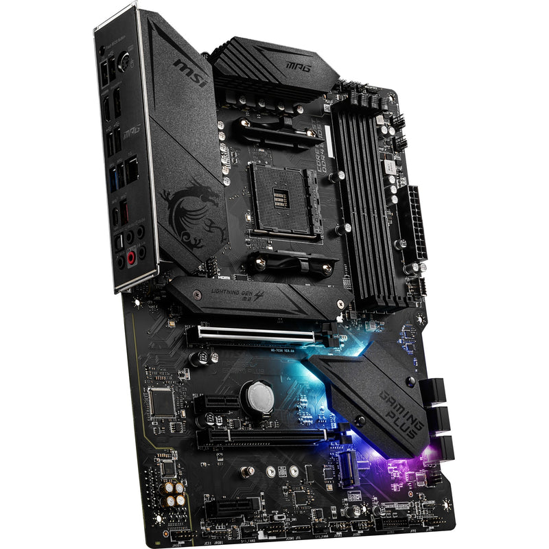 Afbeelding laden in galerijviewer, Msi mpg b550 gaming plus socket am4 moederbord (zwart, raid, gb-lan, sound, atx)
