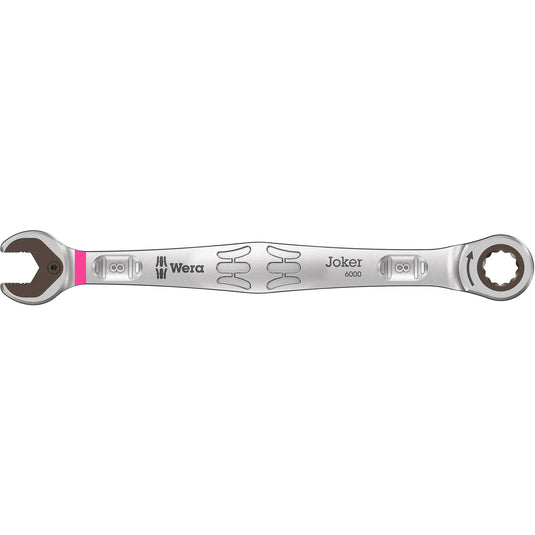 Wera 9631 magneetstrip 6000 joker 2 steek-ringratelsleutelset moersleutel (5‑delig)