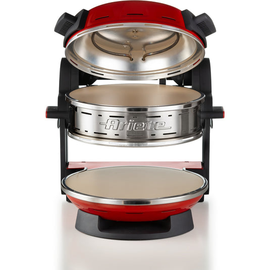 Ariete dubbele pizzaoven 0927 00 (rood)
