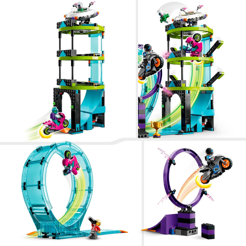 Afbeelding laden in galerijviewer, Lego city - ultieme stuntrijders uitdaging constructiespeelgoed (60361)
