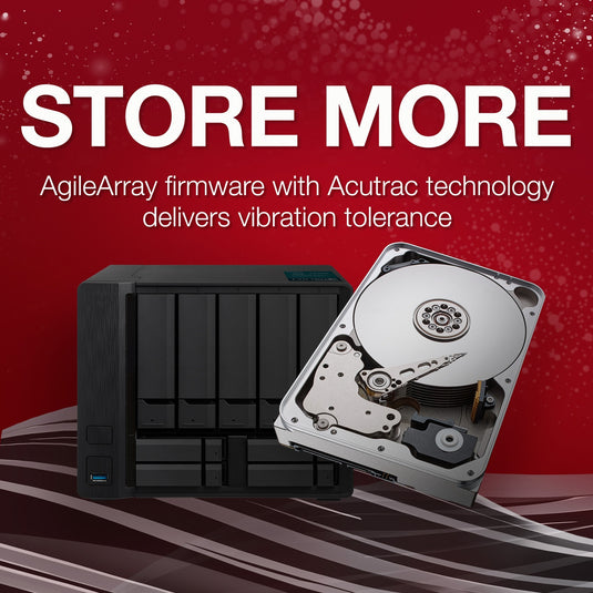 Seagate ironwolf 8 tb harde schijf (sata 600, 24 7)