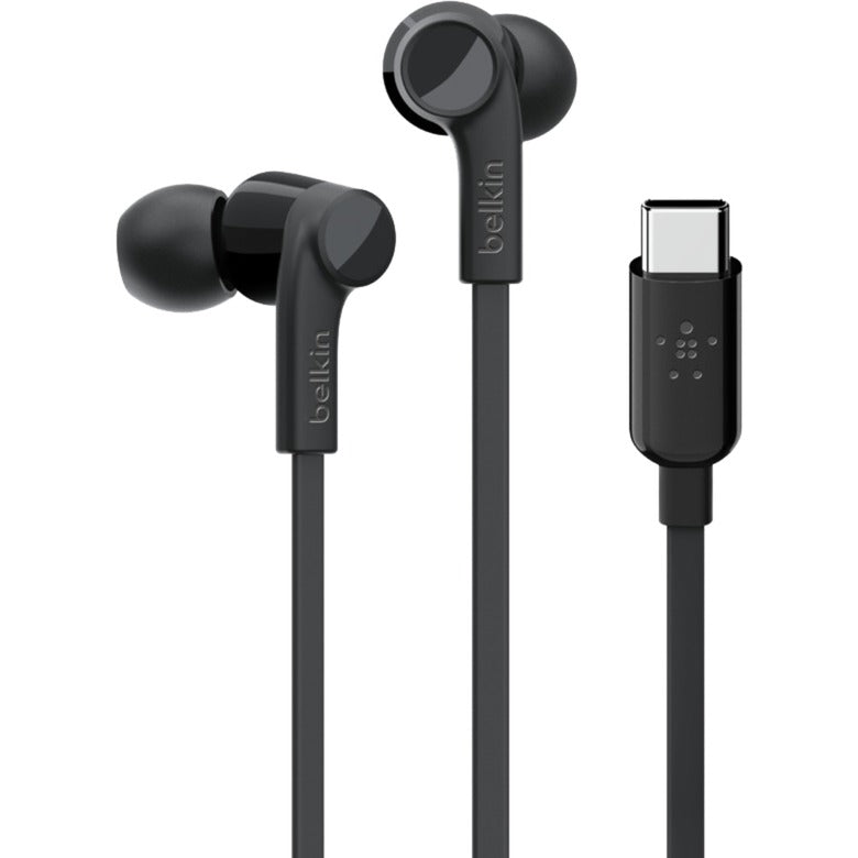 Afbeelding laden in galerijviewer, Belkin soundform in-ear oortjes (zwart, usb-c)

