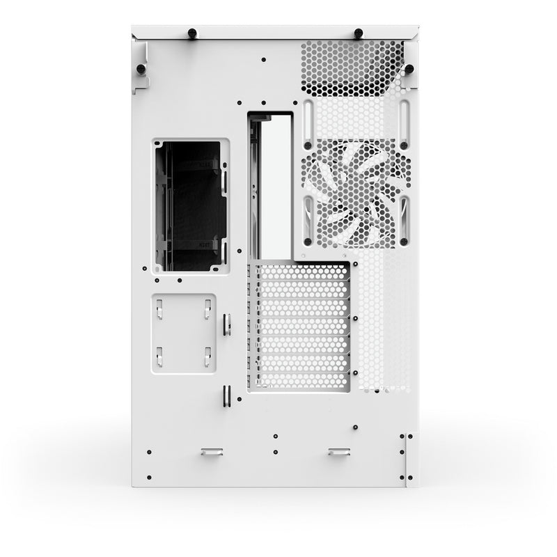 Afbeelding laden in galerijviewer, Nzxt h9 flow midi tower behuizing (wit (mat) | 2x usb-a | 1x usb-c | tempered glass)
