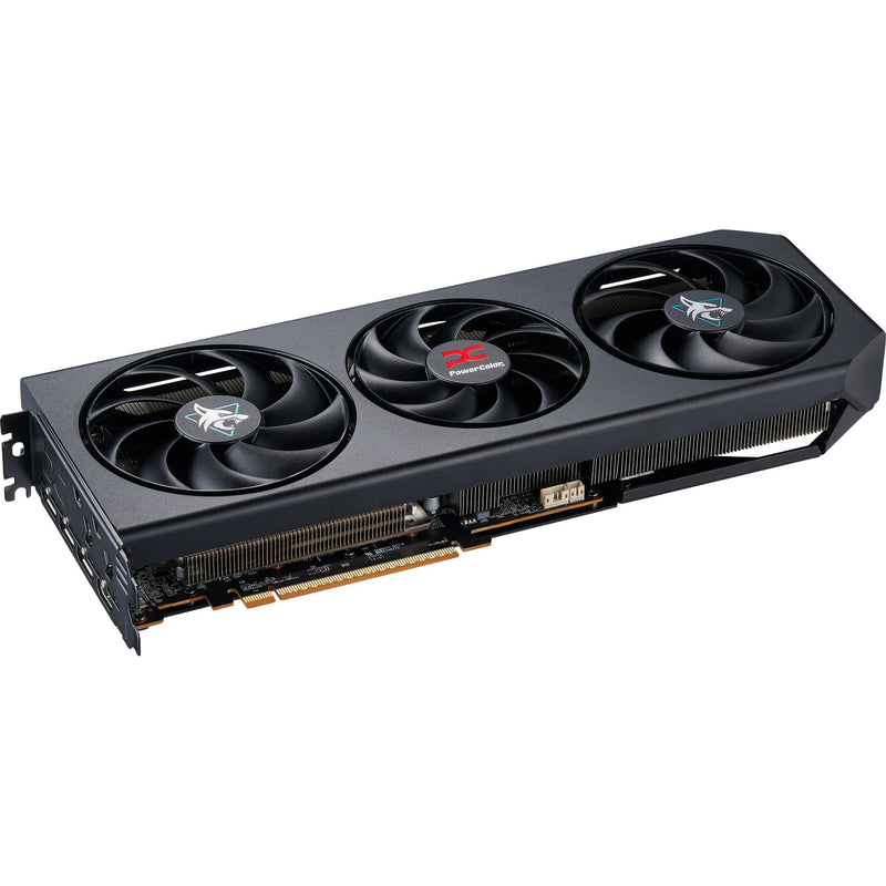 Afbeelding laden in galerijviewer, Powercolor radeon rx 9070 gre hellhound 12gb gddr6 grafische kaart (zwart, rdna4, 3x displayport, 1x hdmi 2.1)
