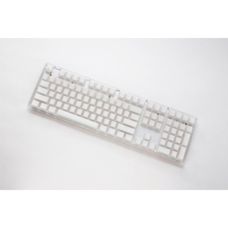 Afbeelding laden in galerijviewer, Ducky one 3 aura white rgb mechanisch toetsenbord (wit, us lay-out (qwerty), cherry mx red, 100%, abs double shot, hot swap)
