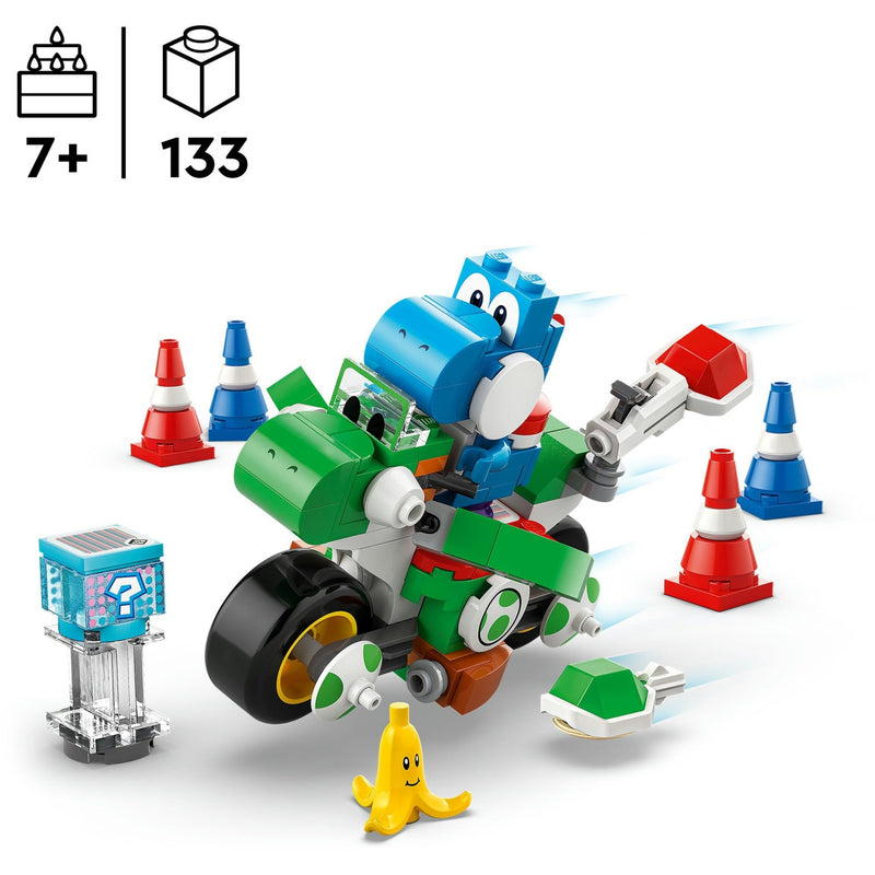 Afbeelding laden in galerijviewer, Lego super mario - mario kart - yoshi-crosser constructiespeelgoed (72031)

