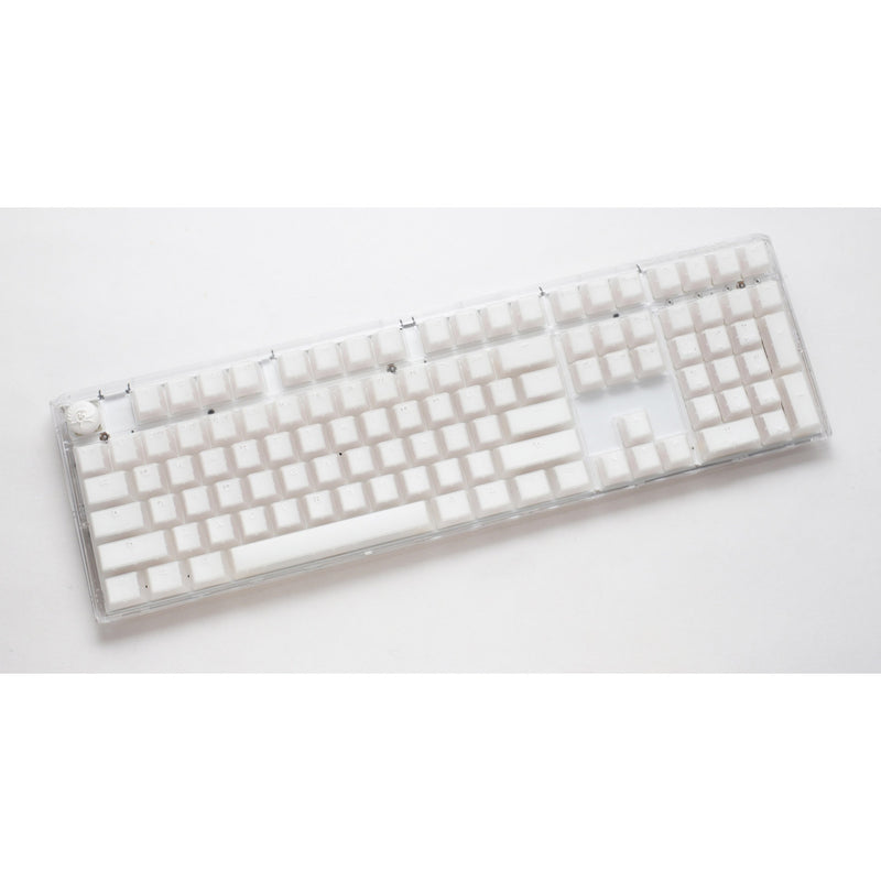 Afbeelding laden in galerijviewer, Ducky one 3 aura white rgb mechanisch toetsenbord (wit, us lay-out (qwerty), cherry mx red, 100%, abs double shot, hot swap)
