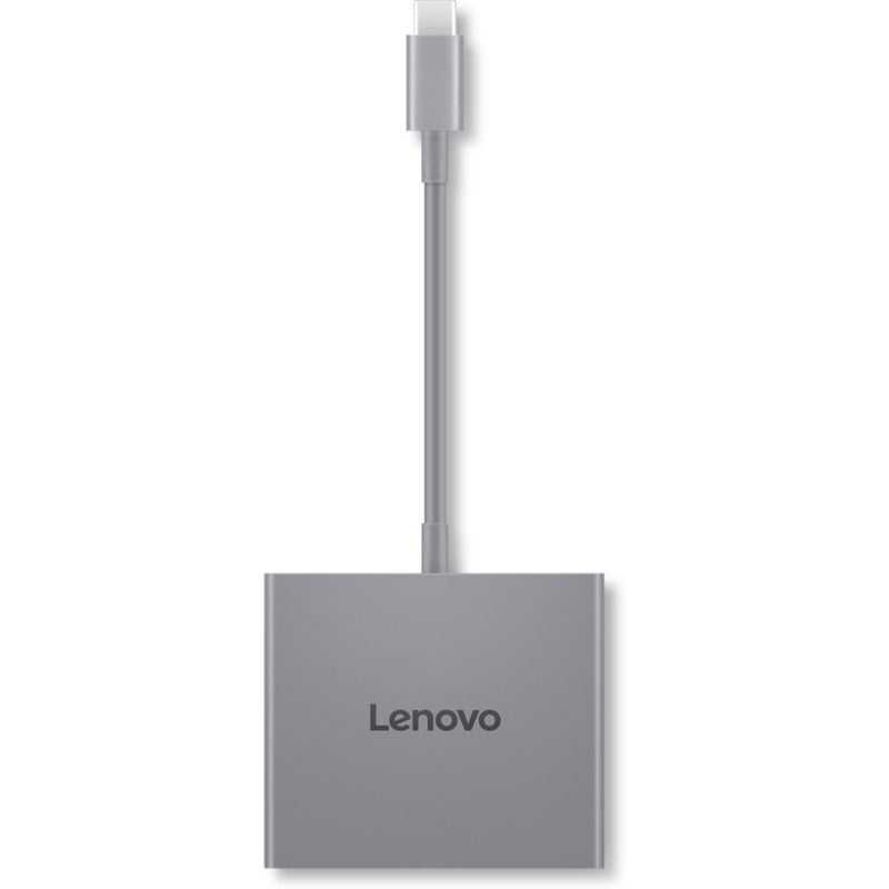 Afbeelding laden in galerijviewer, Lenovo usb-c 4 in 1 hub gen2 usb-hub (grijs)
