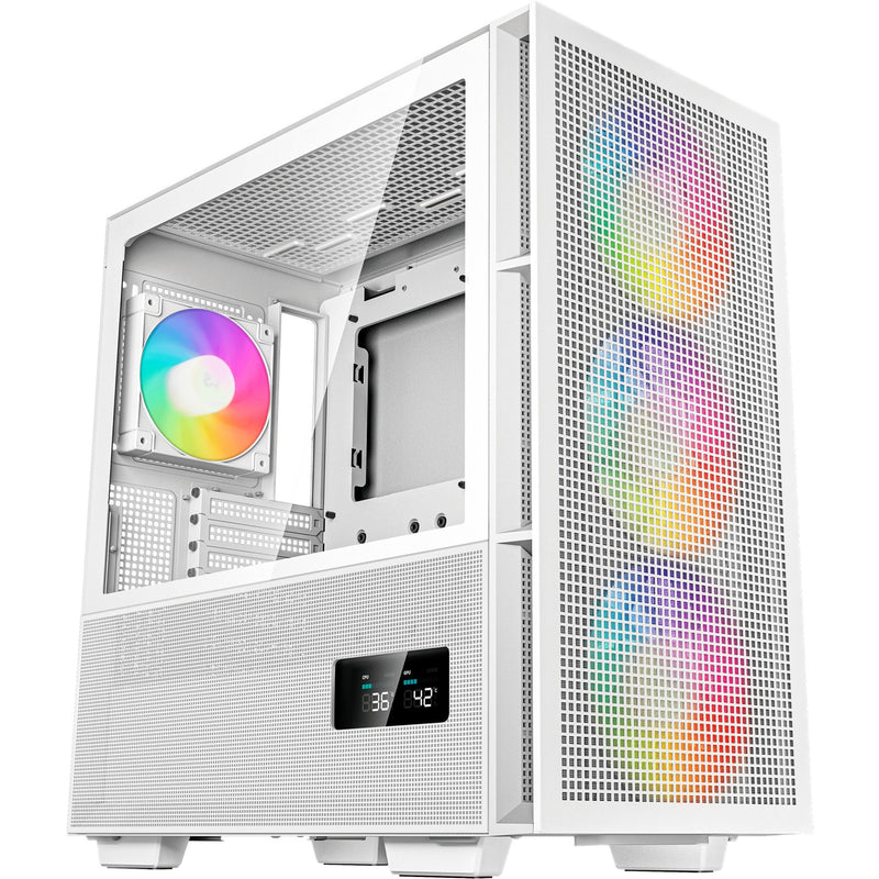 Afbeelding laden in galerijviewer, Deepcool ch560 digital midi tower behuizing (wit | 1x usb-a | 1x usb-c | rgb | tempered glass)
