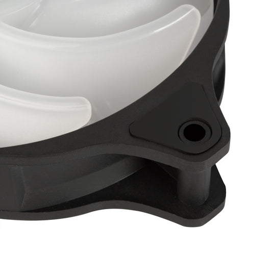 Silverstone air blazer 120r rgb case fan (zwart, 120 x 25 x 120 mm, pwm)