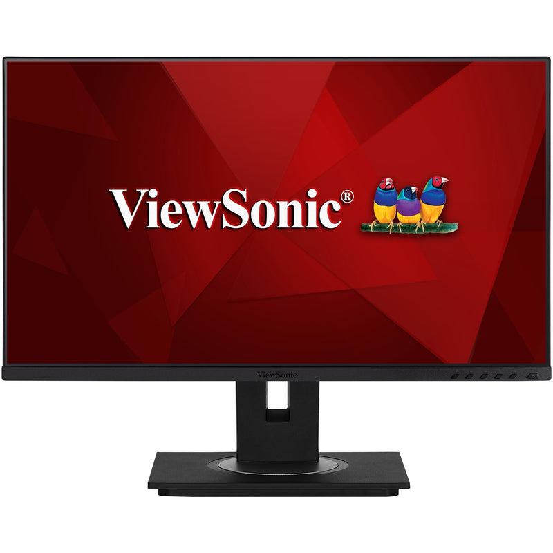 Afbeelding laden in galerijviewer, Viewsonic vg2448a-2 24 monitor (zwart (mat) zilver, 1x hdmi, 1x displayport, usb-c, usb-a, sound, 100hz)
