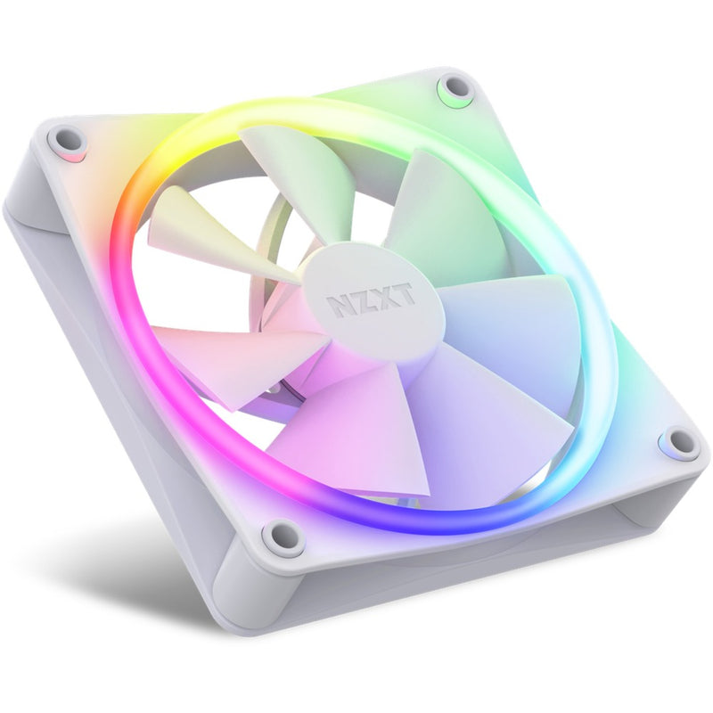 Afbeelding laden in galerijviewer, Nzxt f120 rgb case fans (wit, 3 stuks, 120 x 120 x 26 mm, incl. controller)
