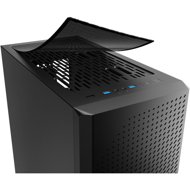 Afbeelding laden in galerijviewer, Sharkoon vs9 black midi tower behuizing (zwart | 3x usb-a)

