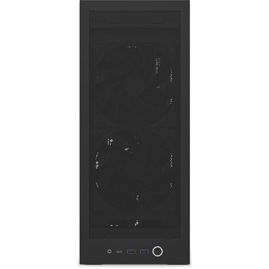Nzxt h2 flow mini tower behuizing (zwart | 2x usb-a | 1x usb-c | tempered glass)