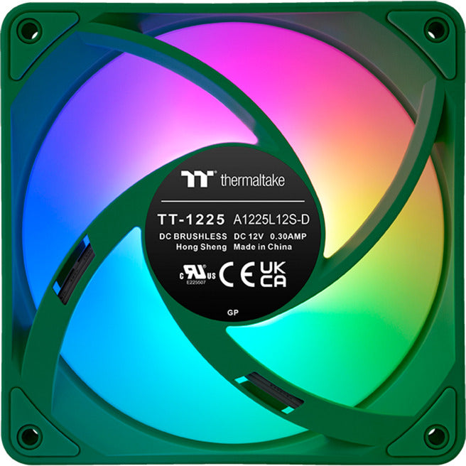 Afbeelding laden in galerijviewer, Thermaltake ct120 ex argb sync pc cooling fan racing green (3-fan pack) case fans (groen, 3 stuks, 120 x 120 x 25 mm, pwm)
