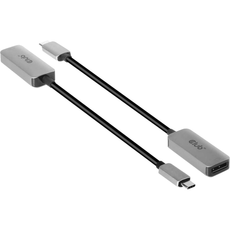 Afbeelding laden in galerijviewer, Club 3d usb-c naar displayport 1.4 actieve adapter (grijs)
