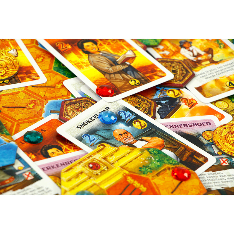 Afbeelding laden in galerijviewer, 999games 999 games de zoektocht naar el dorado: de gouden tempels bordspel (nederlands, 2 - 4 spelers, 60 minuten, vanaf 10 jaar)
