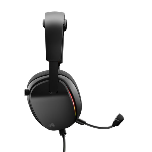 Glorious ghs eternal rgb - stereo rgb gamingheadset over-ear gaming headset (zwart, pc, ps5, ps4, switch, usb-c)