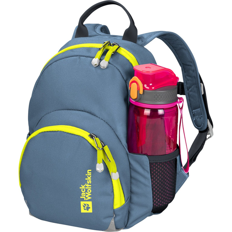 Afbeelding laden in galerijviewer, Jack wolfskin buttercup rugzak (blauw neongeel, 4,5 liter)
