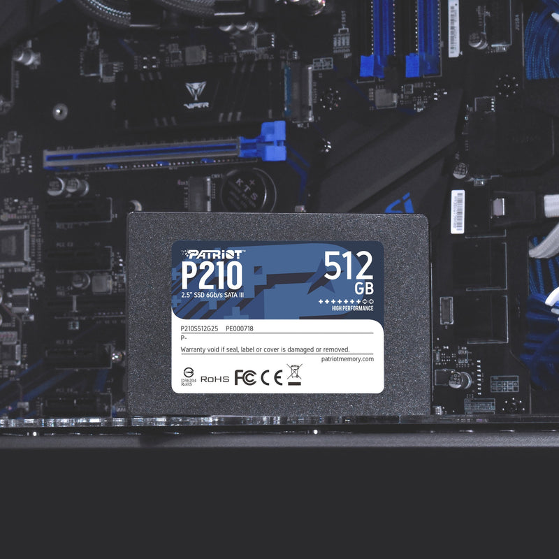 Afbeelding laden in galerijviewer, Patriot p210, 512 gb ssd (zwart, p210s512g25, sata iii)
