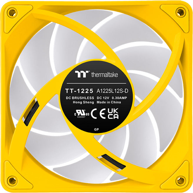 Afbeelding laden in galerijviewer, Thermaltake ct120 ex argb sync pc cooling fan bumblebee (3-fan pack) case fans (geel, 3 stuks, 120 x 120 x 25 mm, pwm)
