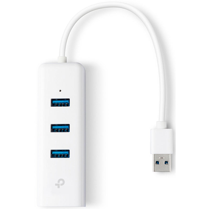 Afbeelding laden in galerijviewer, Tp-link ue330 3-port usb 3.0 + gigabit lan usb-hub (wit)
