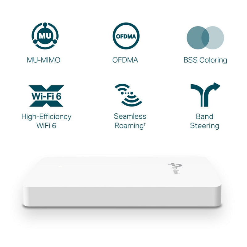 Afbeelding laden in galerijviewer, Tp-link omada eap615-wall ax1800 wall plate wifi 6 access point (wit, poe)
