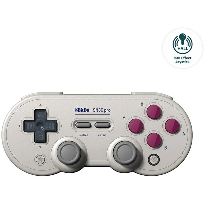 Afbeelding laden in galerijviewer, 8bitdo sn30 pro gamepad (lichtgrijs, bluetooth, usb, pc, nintendo switch switch 2)
