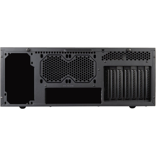 Silverstone sst-gd11b htpc behuizing (zwart | 2x usb-a | 1x usb-c)