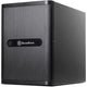 Silverstone sst-ds380b mini tower behuizing (zwart | 2x usb-a)