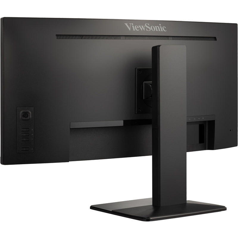 Afbeelding laden in galerijviewer, Viewsonic uwqhd curved docking monitor met kvm-switch vg3419c 34 ultrawide (zwart (mat), 1x hdmi, 1x displayport, usb-a, usb-b, usb-c, lan, audio)
