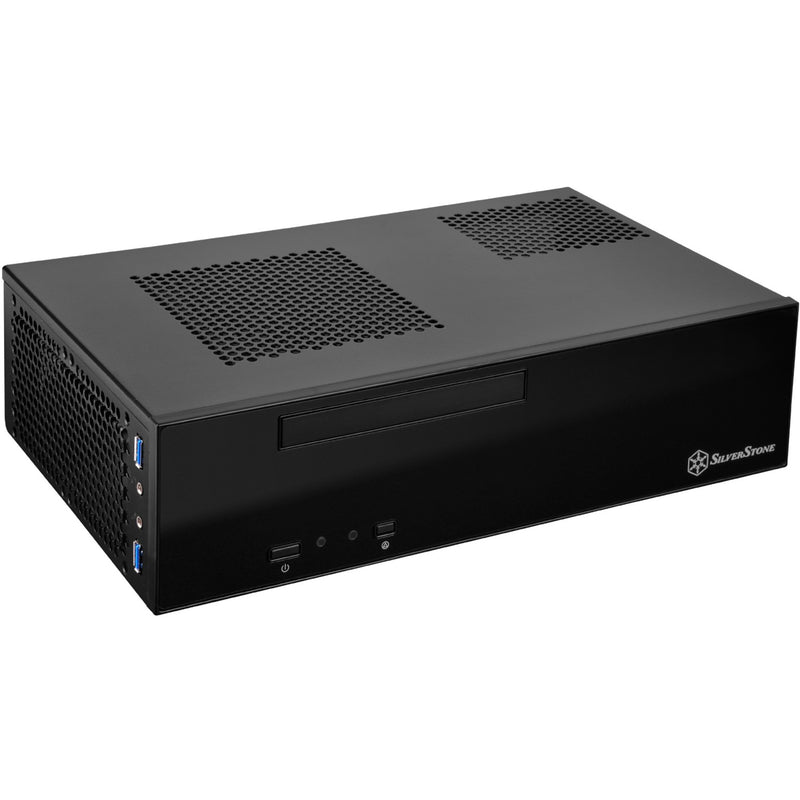 Afbeelding laden in galerijviewer, Silverstone sst-ml09b htpc behuizing (zwart | 2x usb-a)
