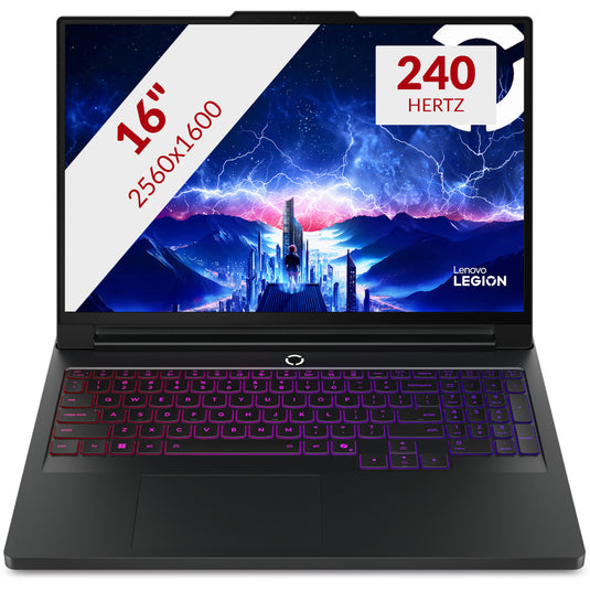 Lenovo legion pro 7 16iax10h (83f5006bmh) 16 copilot+ gaming laptop (zwart | core ultra 9 275hx | rtx 5090 | 64 gb | 2 tb ssd)
