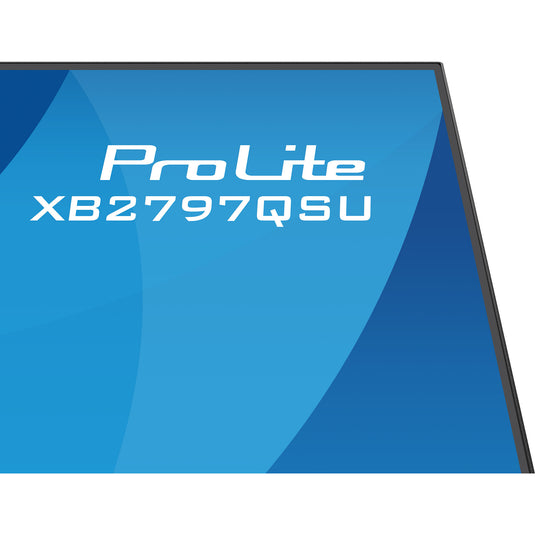 Iiyama prolite xb2797qsu-b1 27 monitor (zwart (mat), hdmi, displayport, usb, audio)