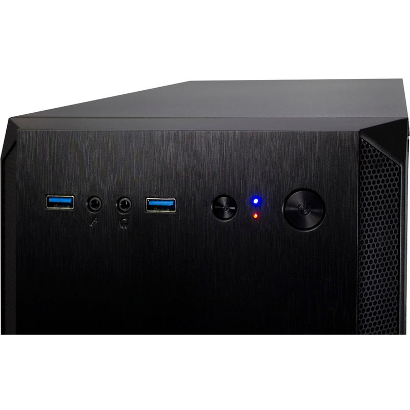 Afbeelding laden in galerijviewer, Inter-tech h-606 mini tower behuizing (zwart | 2x usb-a)

