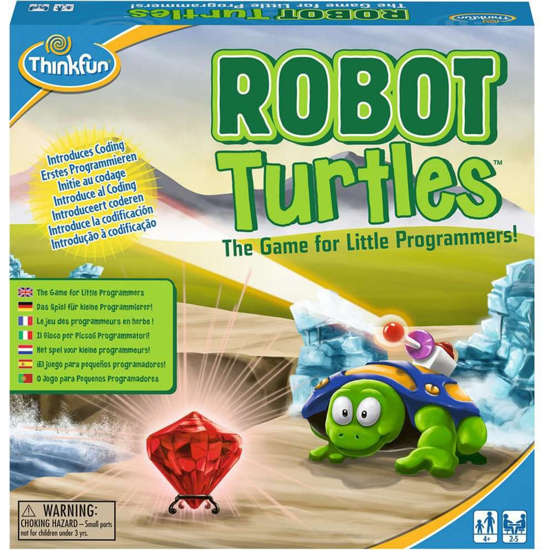 Afbeelding laden in galerijviewer, Think fun thinkfun robot turtles bordspel (nederlands, 2 - 5 spelers, 10 - 30 minuten, vanaf 4 jaar)
