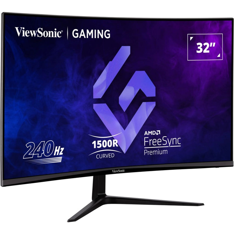 Afbeelding laden in galerijviewer, Viewsonic vx3219-pc-mhd 32 curved gaming monitor (zwart, 2x hdmi, 1x displayport, 240 hz)
