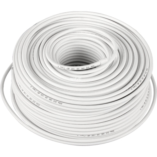 Goobay koaxial ring kabel (wit, 100 meter)