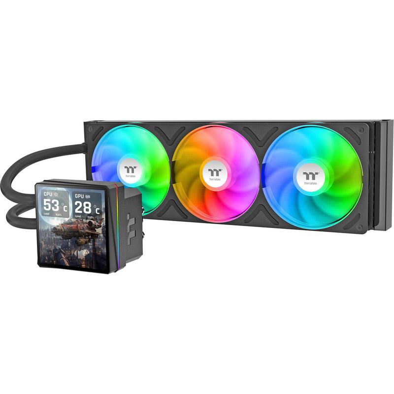 Afbeelding laden in galerijviewer, Thermaltake th360 v3 ultra argb sync aio liquid cooler waterkoeling (zwart)
