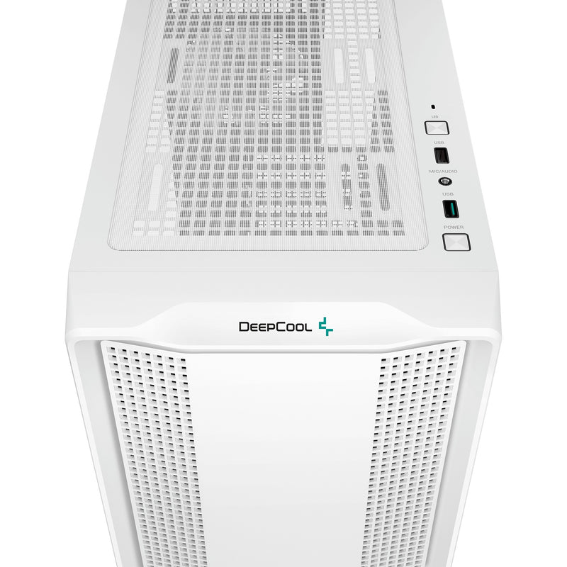 Afbeelding laden in galerijviewer, Deepcool cc560 v2 midi tower behuizing (wit | 2x usb-a | tempered glass)
