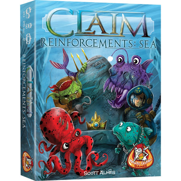 White goblin games claim reinforcements: sea kaartspel (nederlands, uitbreiding, 2 spelers, 25 minuten, vanaf 10 jaar)