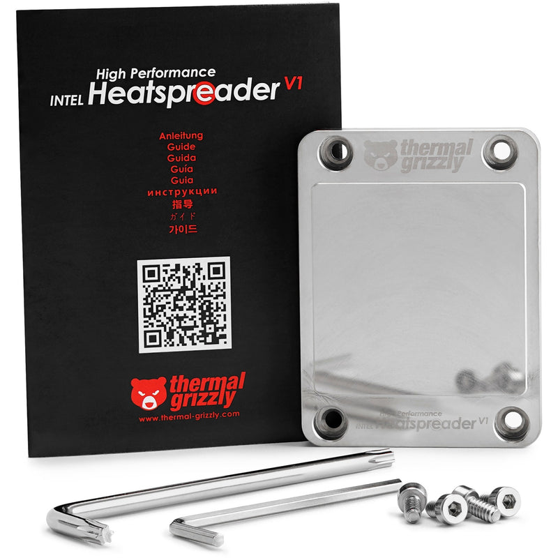 Afbeelding laden in galerijviewer, Thermal grizzly intel high performance heatspreader v1 heatsink (zilver)

