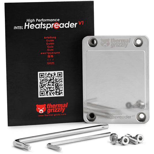 Thermal grizzly intel high performance heatspreader v1 heatsink (zilver)