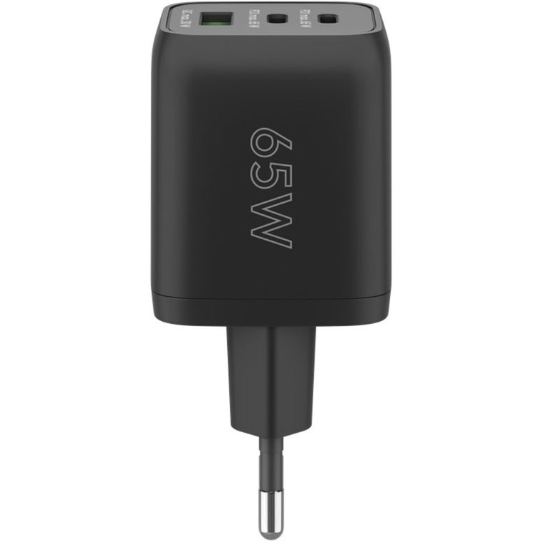 Afbeelding laden in galerijviewer, Goobay usb-c snellader nano (65 w) en usb-c textielkabel (zwart, 1 meter)
