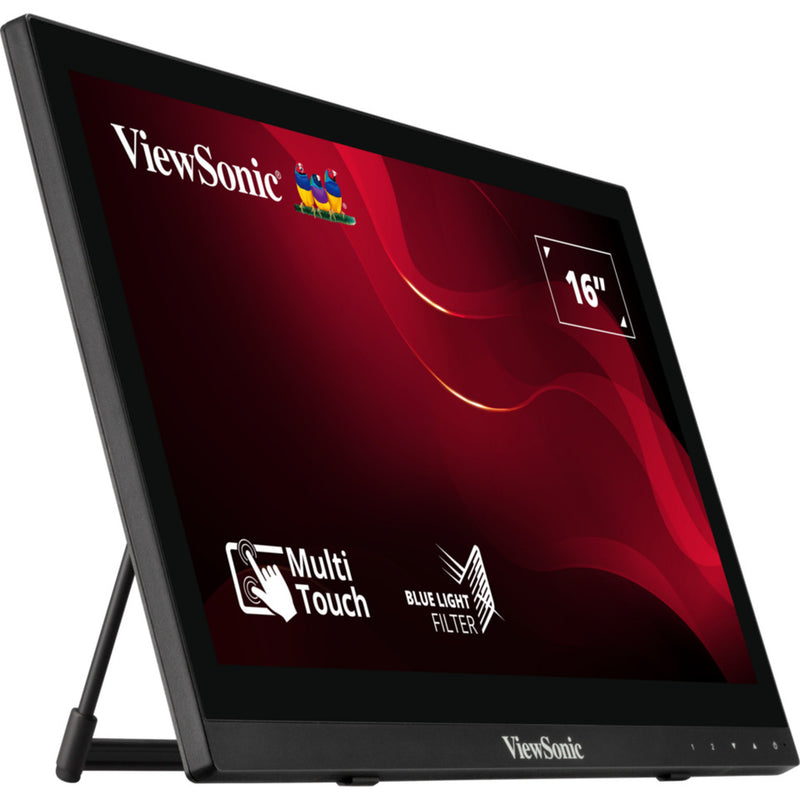 Afbeelding laden in galerijviewer, Viewsonic 10-point touchscreen monitor td1630-3 16 (zwart, 1x hdmi, vga, usb-b)
