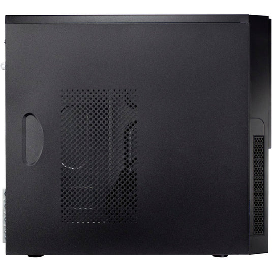 Inter-tech it-6865 midi tower behuizing (zwart | 4x usb-a | 1x usb-c)
