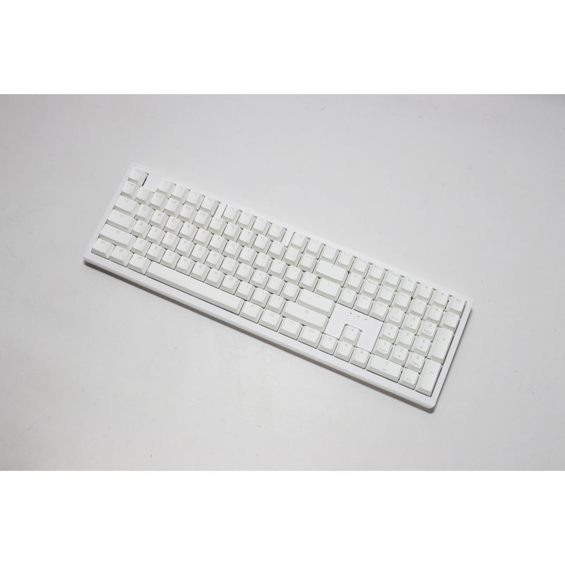 Afbeelding laden in galerijviewer, Ducky zero 6108 pure white rgb mechanisch gaming toetsenbord (wit, us lay-out (qwerty), cherry mx2a speed silver, 100%, rgb leds, double-shot pbt, hot swap, 2.4ghz | bluetooth | usb-c)
